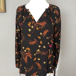 Point Sur Top, Flower pattern, Size: XS